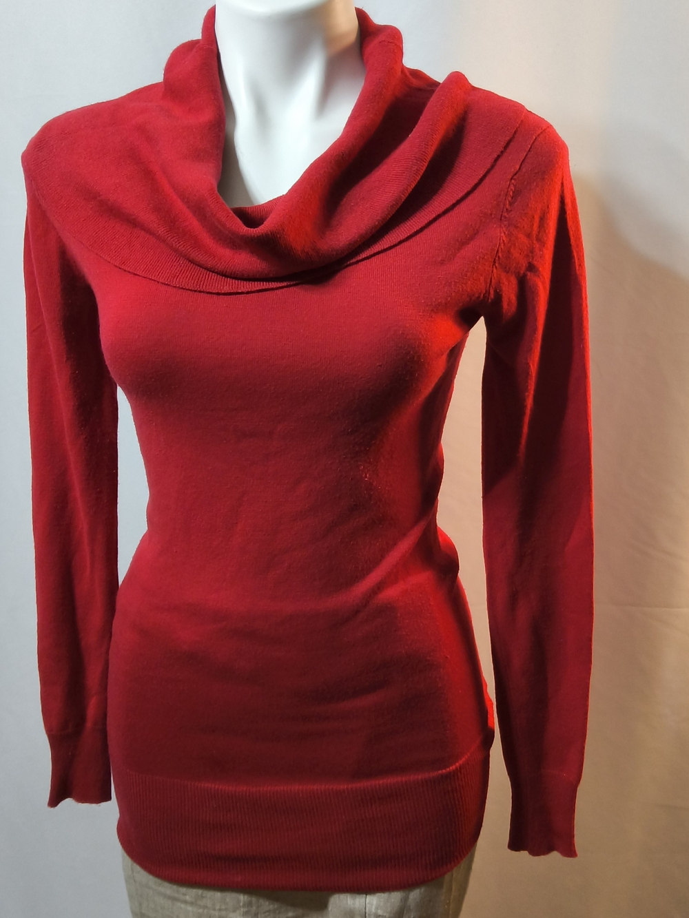Philosophy Red Cowl Neck Women's Sweater.Size XS.